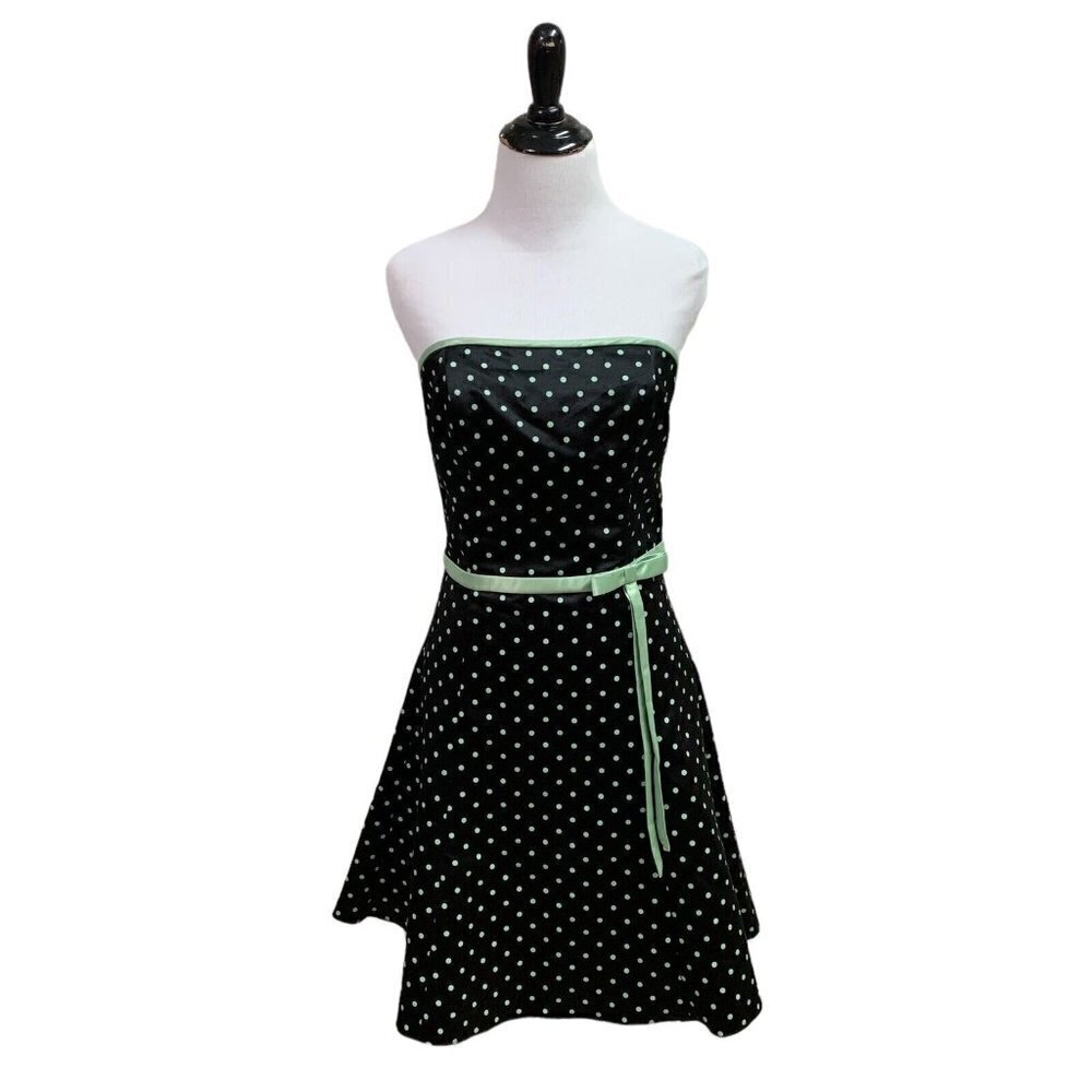 Jessica McClintock For Gunne Sax Women's Size 7/8 Strapless Fit & Flare Dress